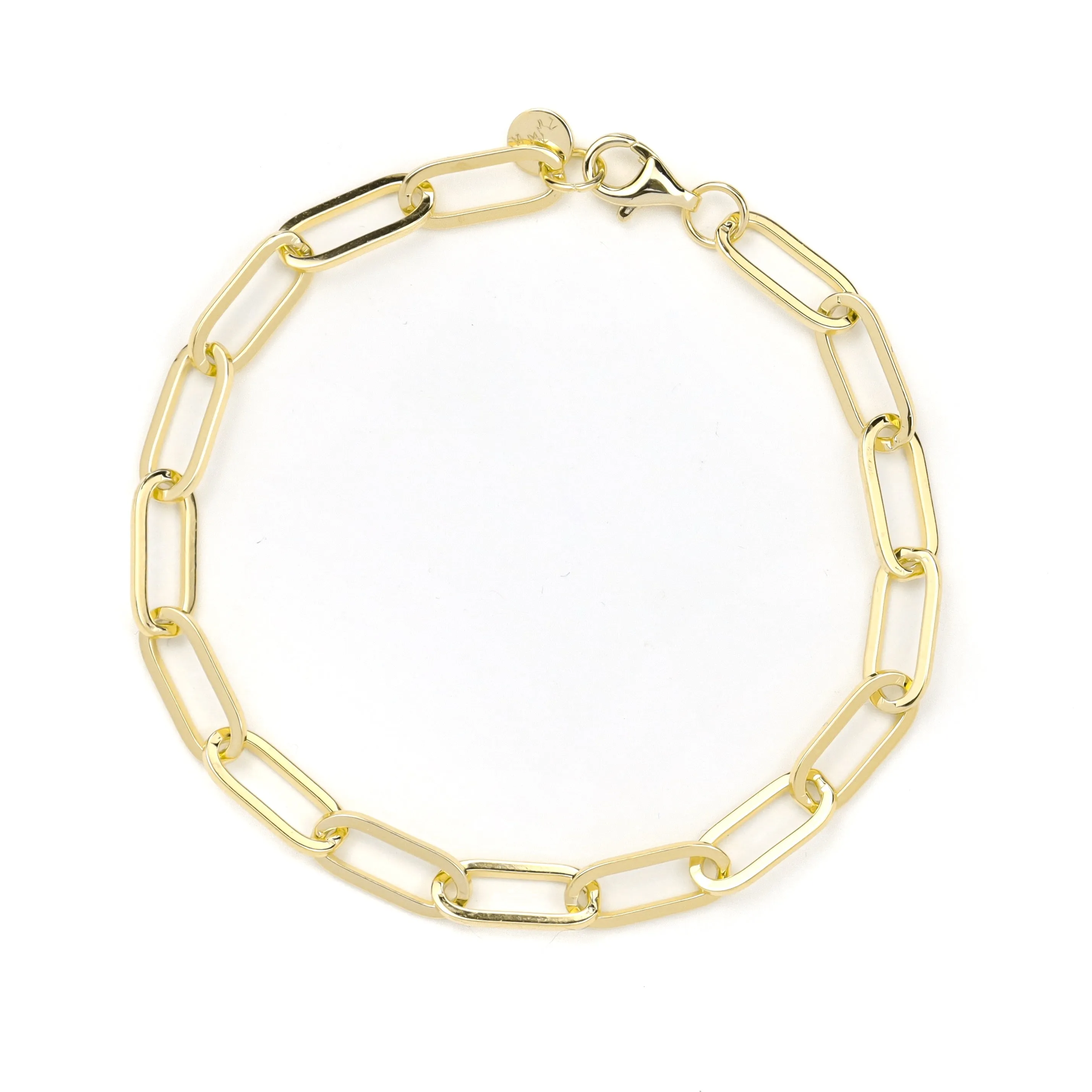 Bracelet ~ Sterling Collection ~ Paper Clip Chain