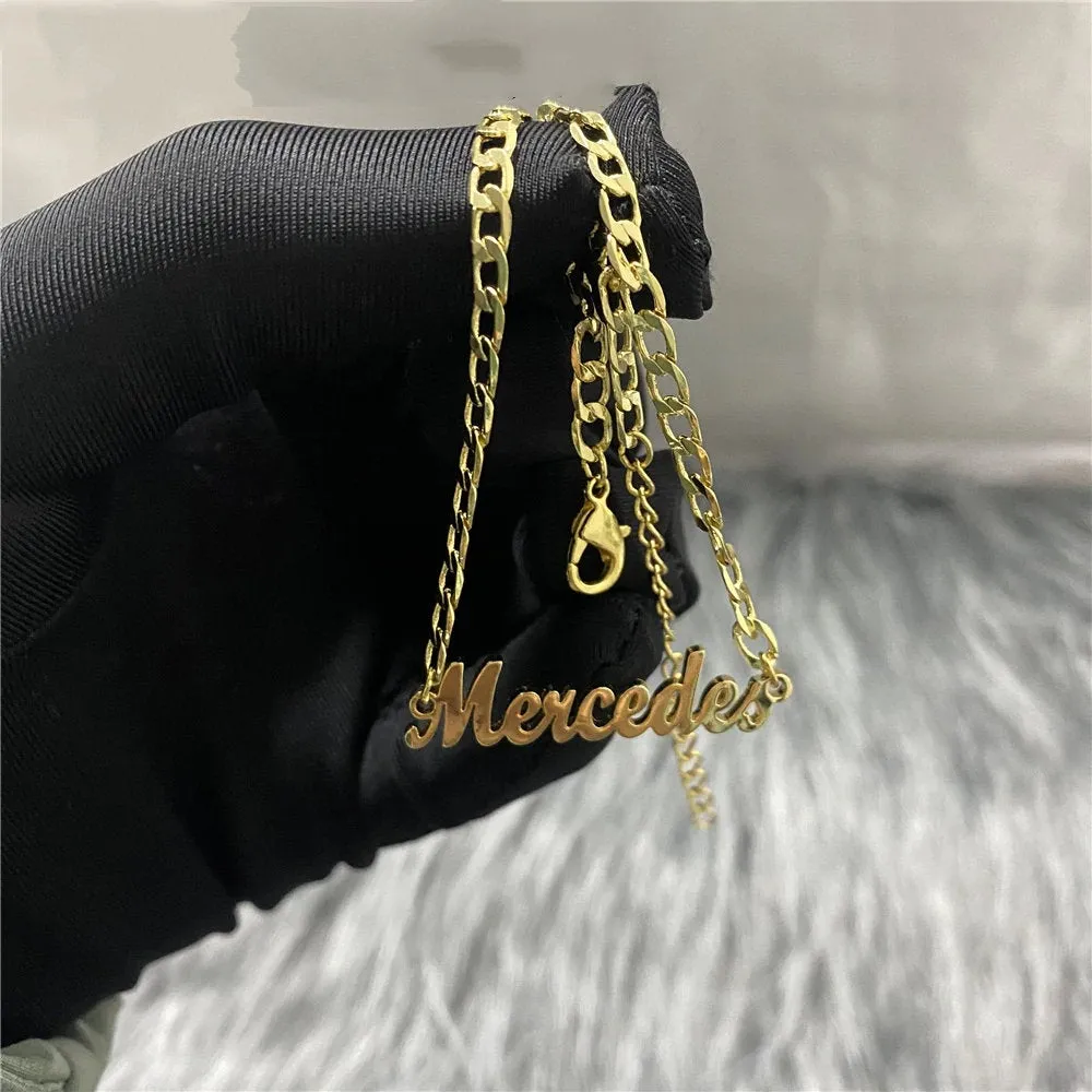 Personalized Anklet, Custom Ankle Name Bracelet, Customize Your Anklet Bracelet, Custom Any Name, Bracelet, Anklet Name Gift Jewelry